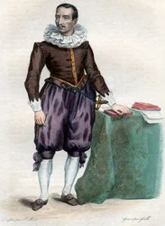 Portrait of Pierre de Bourdeille, seigneur de Brantome, French historian, soldier and biographer